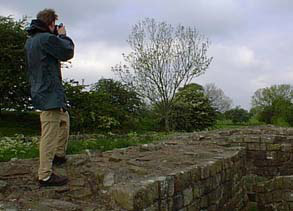 Henry on Hadrian's wall