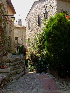 Medieval streets of Eze