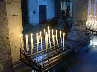 Candles in St Sernin