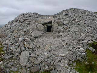 Blown up and collapsed Cairn H