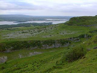 View of the Hut Plateau with Loch Arrow behind