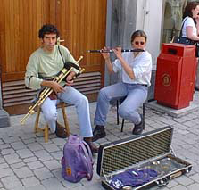 Traditional buskin instruments