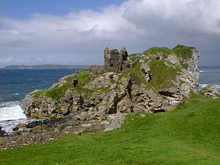 Castle and the coast