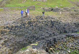 Giant's Causeway with People