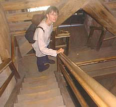 Kathleen in Wawel Tower