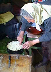 Matusha making Easter Bread