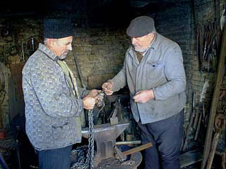 Blacksmith and chain