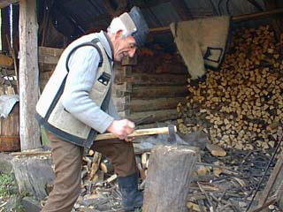 Making an axe handle
