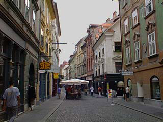 Old town in Ljubljana